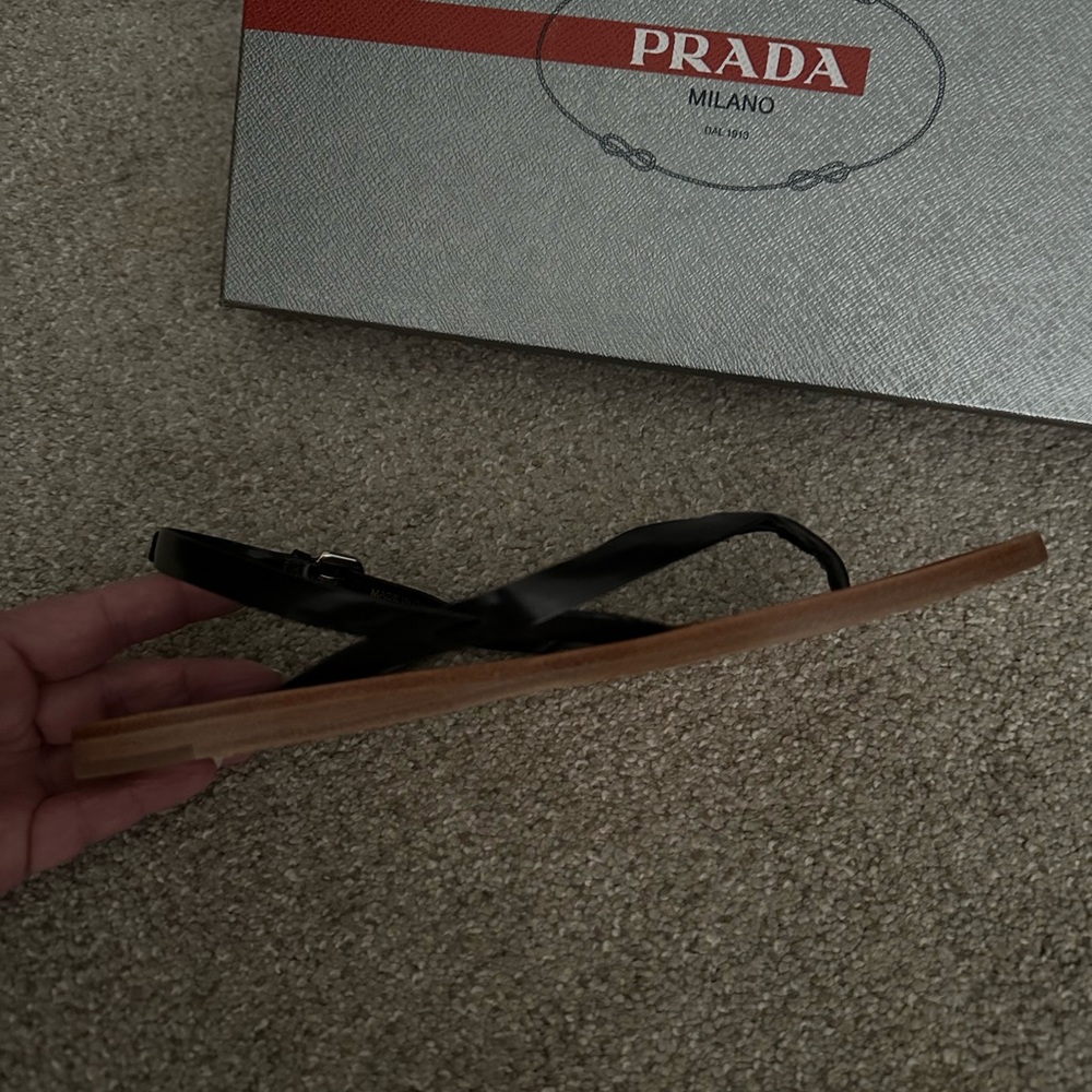Authentic NWT Prada sling back sandals